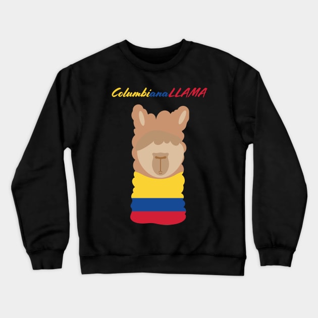 ColumbianaLlama Crewneck Sweatshirt by DESIGNS BY JAY